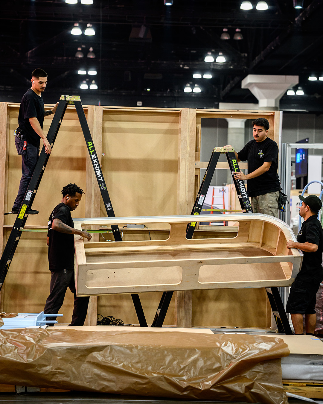 LinkedIn corporate event build installed by All Exhibit Solutions in San Francisco