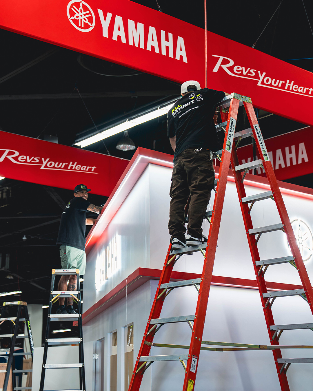 Yamaha experiential activation installed by All Exhibit Solutions in Anaheim, California